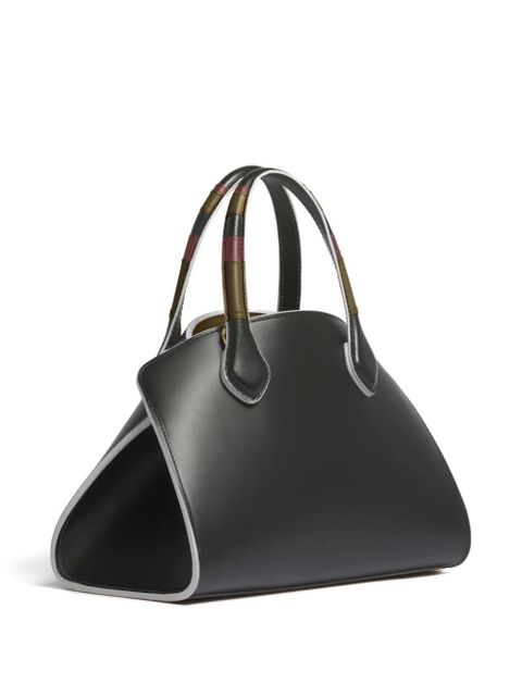 Marni contrast-edge mini bag - Black