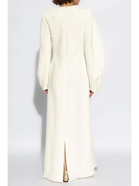 Jil Sander knot-detail maxi dress - White