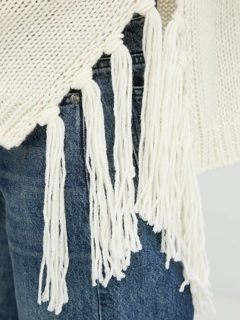 Marella sweter z dodatkiem wełny Emme by Marella damski kolor beżowy ciepły z półgolfem 2525366082200