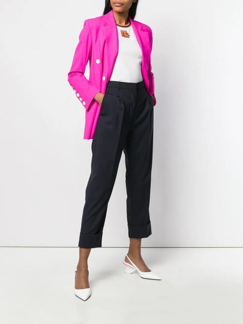 Prada cropped tailored trousers - Blue - zdjęcie produktu nr 2