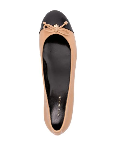 Tory Burch cap-toe ballerina shoes - Neutrals