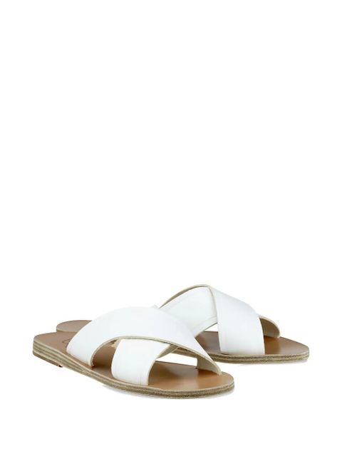 Ancient Greek Sandals Thais leather sandals - White