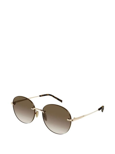 Gucci Eyewear round-frame sunglasses - Gold - zdjęcie produktu nr 2