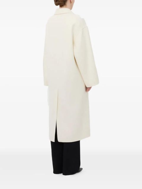LouLou de Saison Borneo double-breasted coat - White