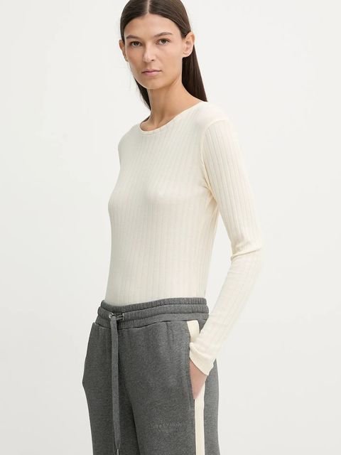 Marc O'Polo longsleeve kolor beżowy 600207852063 - zdjęcie produktu nr 1