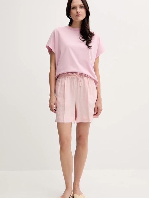 United Colors of Benetton szorty lniane - zdjęcie produktu nr 2