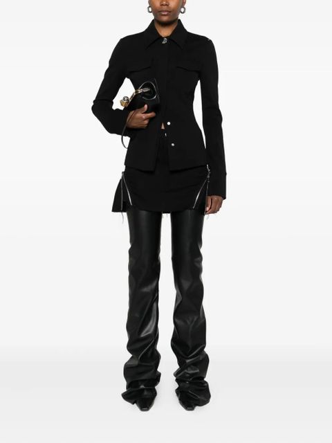 Sportmax point-collar jacket - Black