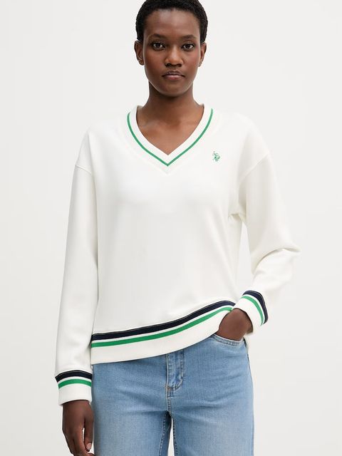 U.S. Polo Assn. bluza damska z wiskozą V Neck - zdjęcie produktu nr 1