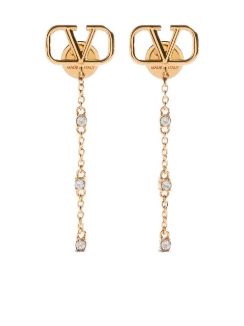 Valentino Garavani VLogo Signature drop earrings - Gold - zdjęcie produktu nr 1