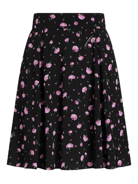 Dolce & Gabbana floral-print mini skirt - Black - zdjęcie produktu nr 1