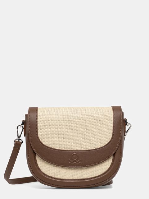 United Colors of Benetton torebka kolor brązowy 6NYFDY07R - zdjęcie produktu nr 1