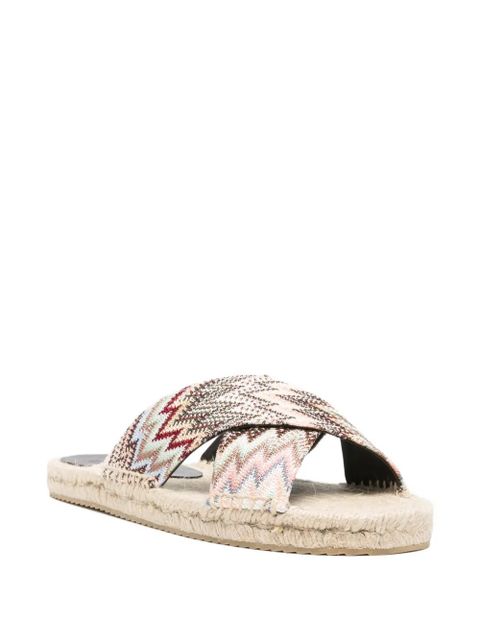 Missoni criss-cross patterned espadrilles - Neutrals - zdjęcie produktu nr 2