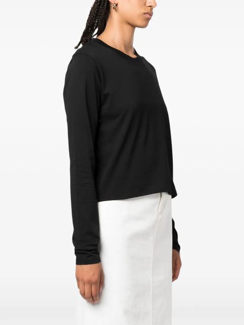 LouLou de Saison long-sleeve cotton T-shirt - Black