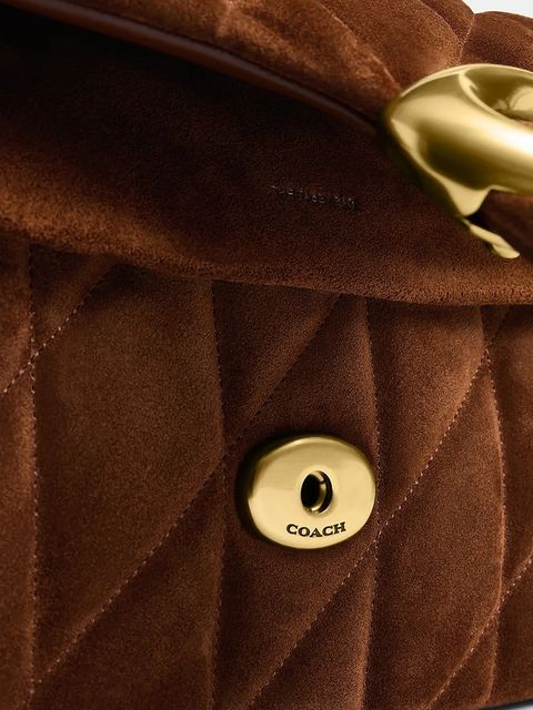 Coach torebka zamszowa Tabby 26