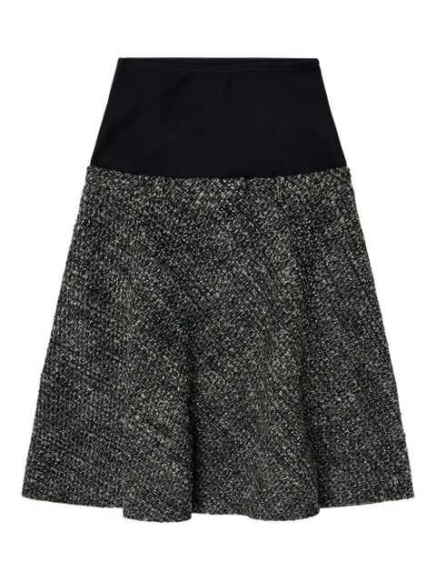 Diesel panelled high-waisted midi skirt - Grey