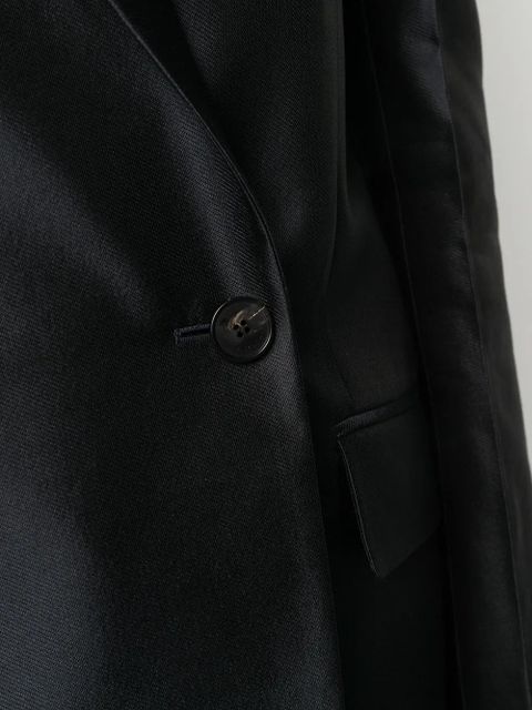 Givenchy plain double-breasted blazer - Blue