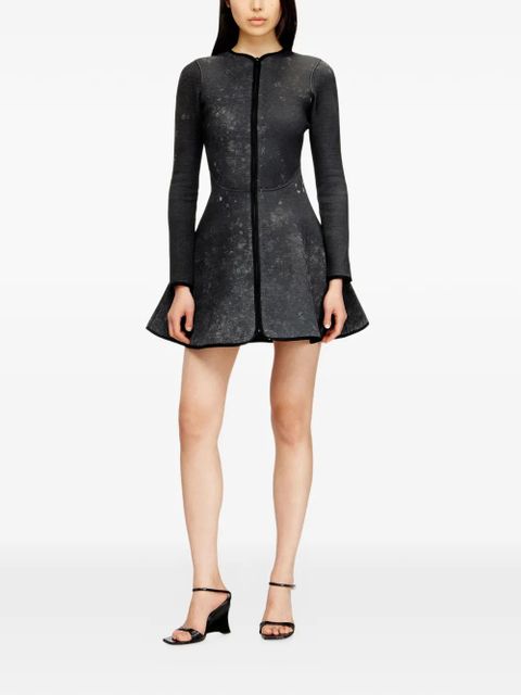 Diesel D-Eopre A-line-skirt mini dress - Grey