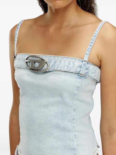 Diesel De-Lucy-S denim tank top - Blue