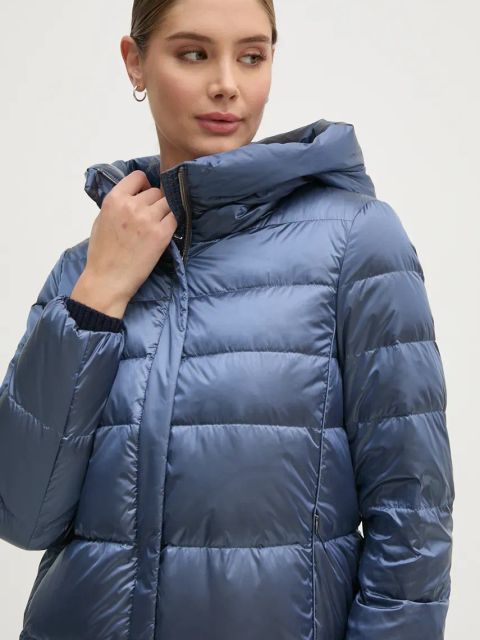 Geox kurtka puchowa damska kolor niebieski zimowa W4626G-T3154-F4624