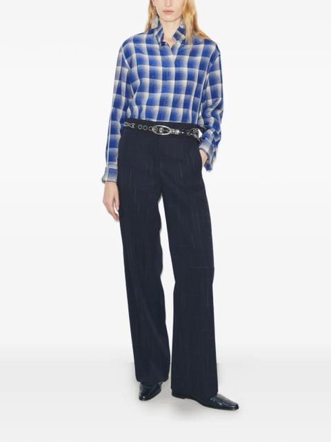 Tory Burch plaid shirt - Blue - zdjęcie produktu nr 2