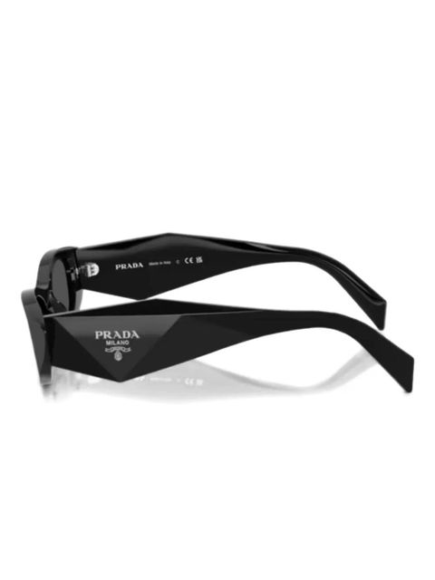 Prada Eyewear geometric-frame sunglasses - Black