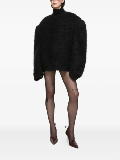 Acne Studios 100mm pointed-toe leather pumps - Brown