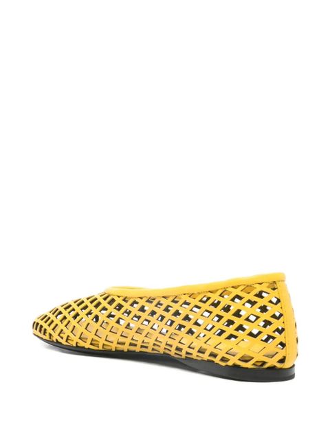 Proenza Schouler perforated ballerina flats - Yellow