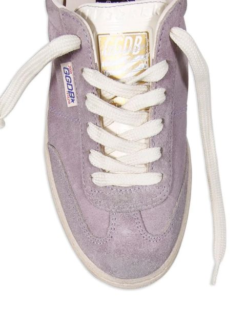 Golden Goose suede lace-up low-top sneakers - Purple