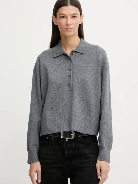 Marc O'Polo sweter damski kolor szary lekki 5000007502 - zdjęcie produktu nr 1