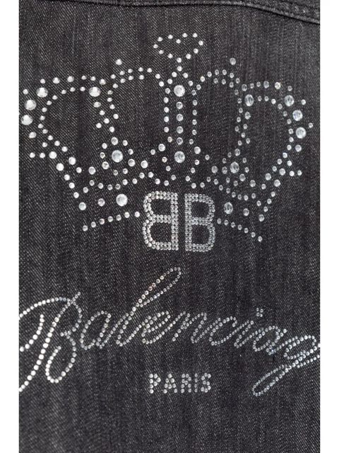 Balenciaga oversized denim jacket - Grey