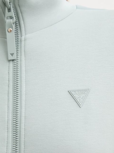 Guess bluza NEW ALLIE damska kolor niebieski gładka V2YQ17 K7UW2