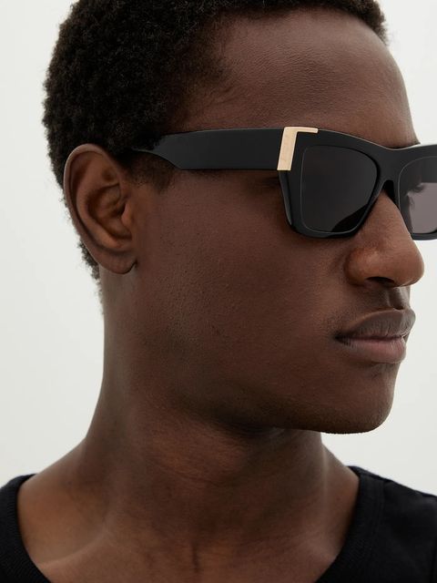 Palm Angels okulary przeciwsłoneczne kolor czarny PERI099_551007