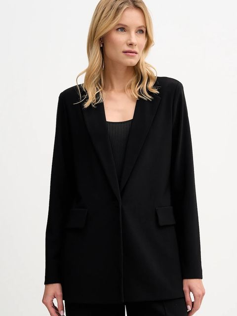Joseph Ribkoff marynarka kolor czarny jednorzędowa gładka 231064 - zdjęcie produktu nr 1