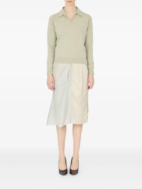 Maison Margiela polo-collar jumper - Neutrals - zdjęcie produktu nr 2