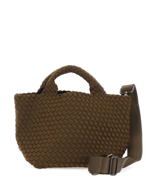NAGHEDI woven top handle tote bag - Brown - zdjęcie produktu nr 1