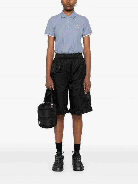 Moncler knitted polo shirt - Blue - zdjęcie produktu nr 2