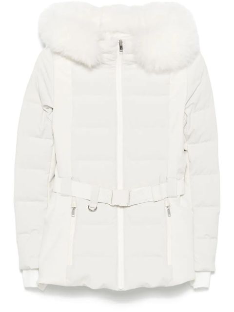 Yves Salomon belted ski jacket - White - zdjęcie produktu nr 1