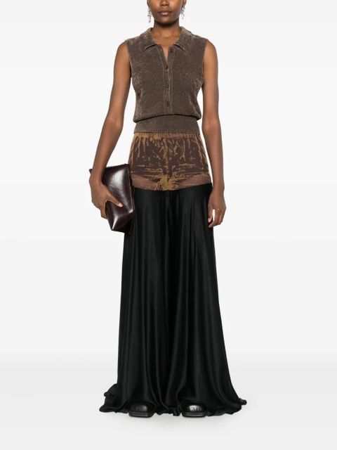 Diesel O-Garcia flared maxi skirt - Black - zdjęcie produktu nr 2