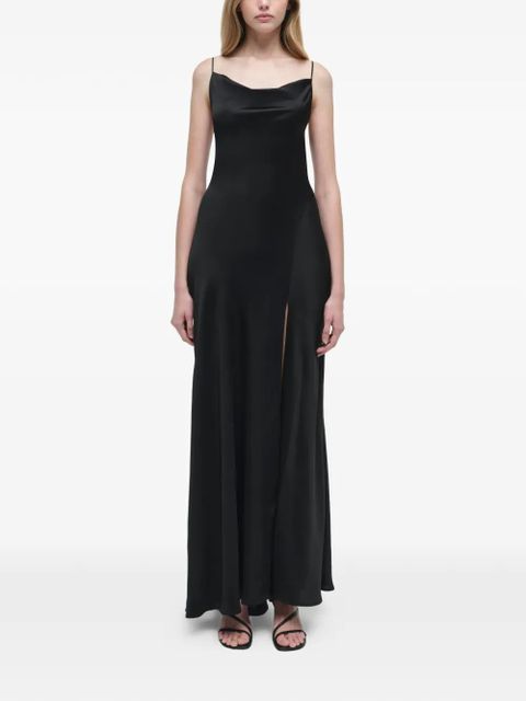 Simkhai Signature Finley cowl-neck maxi dress - Black
