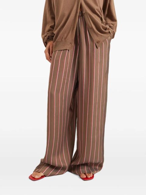 The Frankie Shop striped trousers - Brown