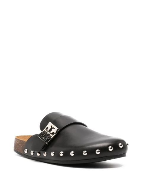Tory Burch Mellow studded leather slippers - Black - zdjęcie produktu nr 2
