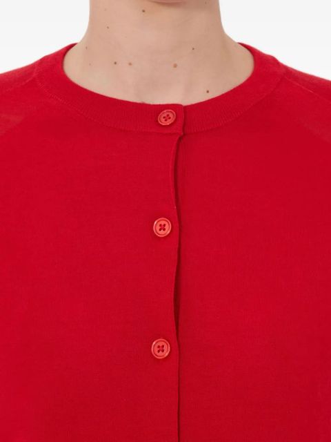 LouLou de Saison KITA buttoned cardigan - Red