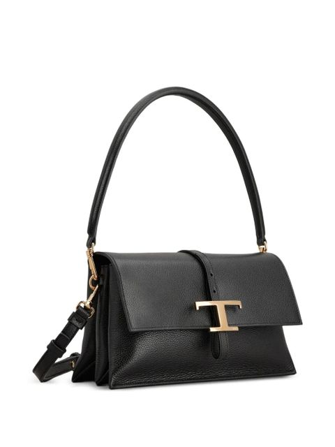 Tod's T-logo shoulder bag - Black