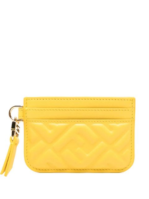 FENDI embossed-logo wallet - Yellow - zdjęcie produktu nr 1