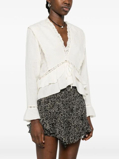 MARANT ÉTOILE Damienne blouse - Neutrals