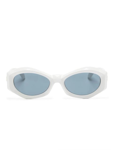 Versace Eyewear oval-frame sunglasses - White - zdjęcie produktu nr 1