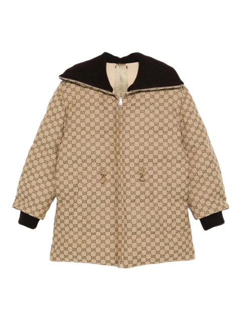 Gucci GG canvas puffer jacket - Neutrals - zdjęcie produktu nr 1
