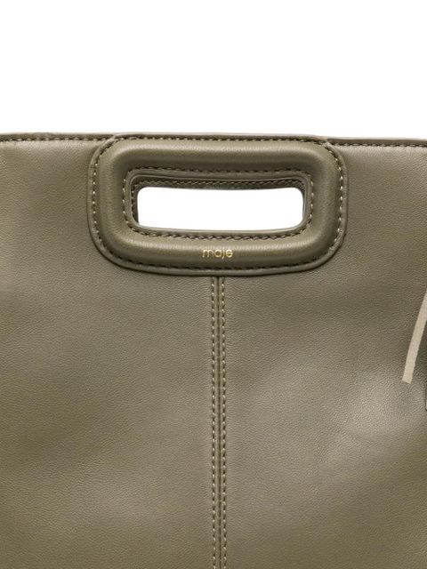 Maje small M tote bag - Green