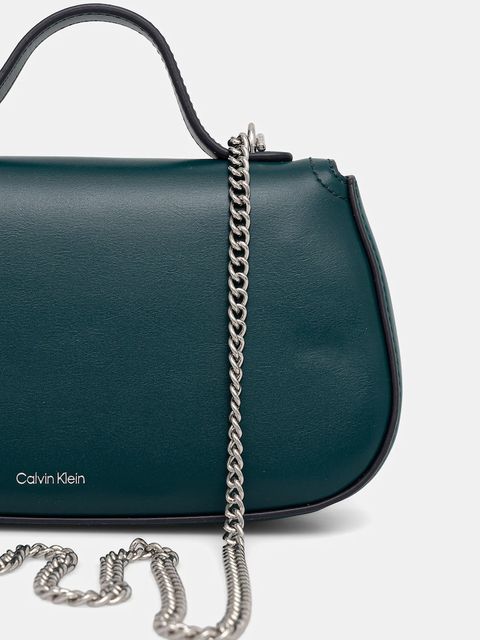 Calvin Klein torebka kolor zielony LV04F3282G