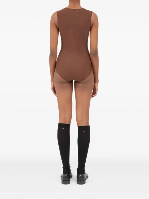 Maison Margiela sleeveless bodysuit - Brown